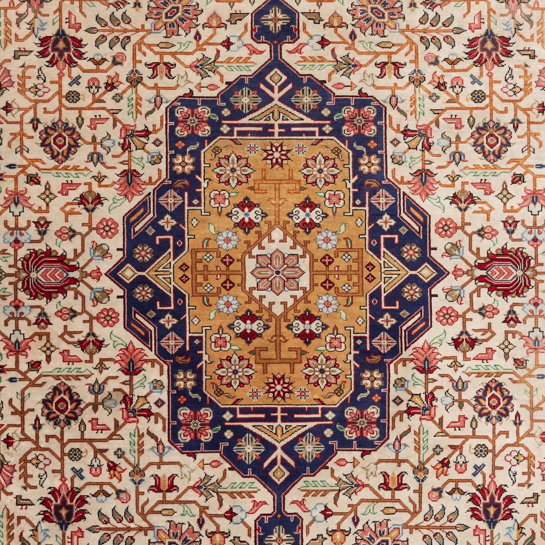 A Signed Silk Rug - 2