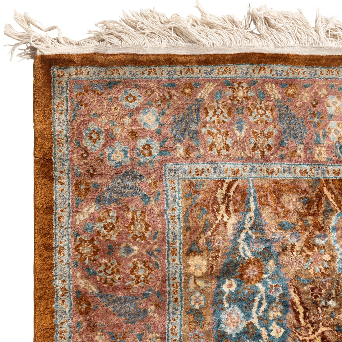 A Sarouk Silk Rug - 2