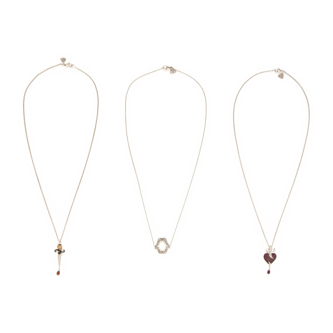 Stephen Webster, Three Multigem and White Gold Necklaces (1 of 7)