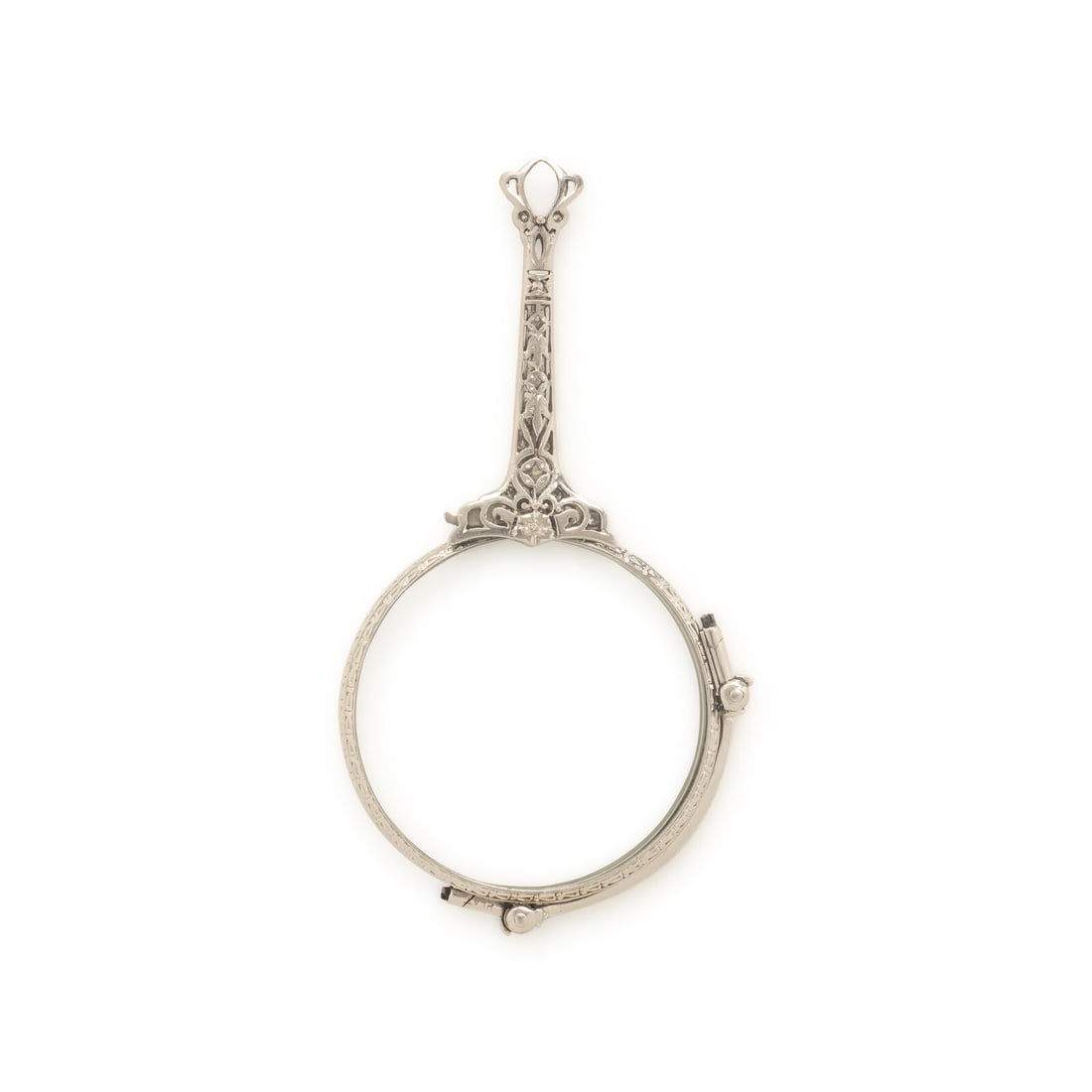 Platinum and Diamond Lorgnette - 3
