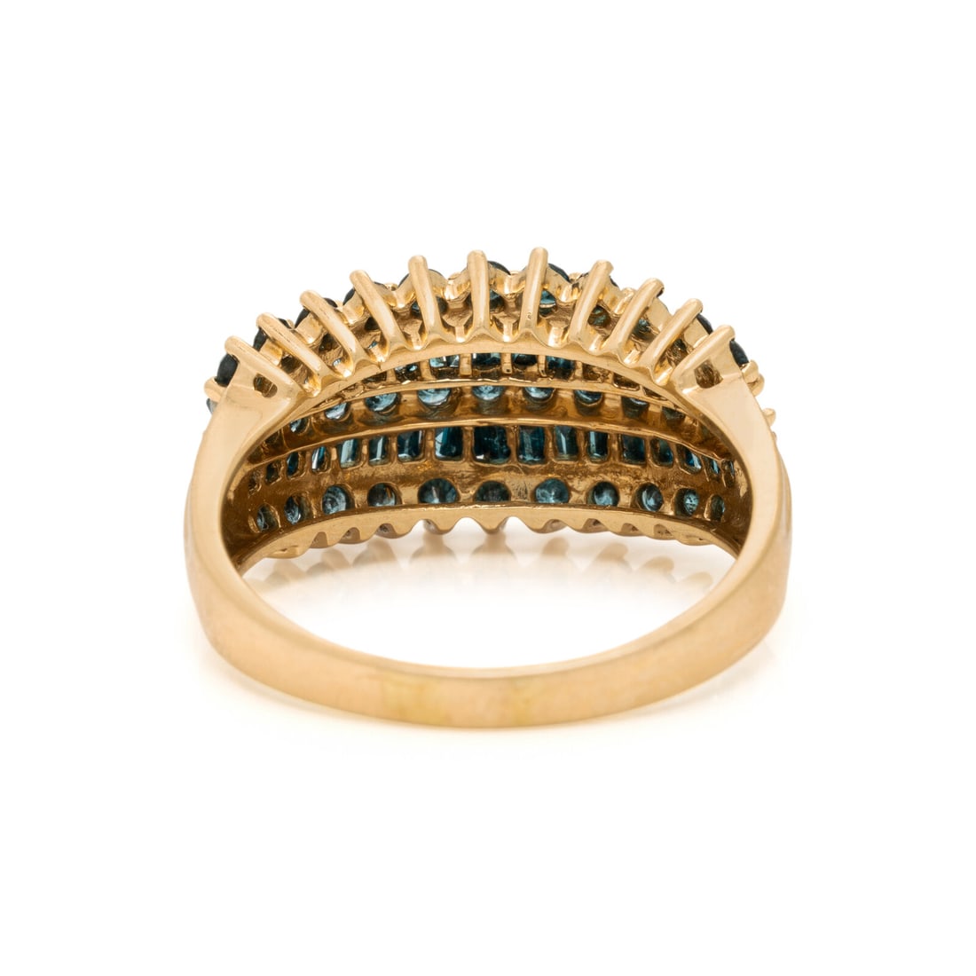 Two Treated Blue Diamond Rings - 5