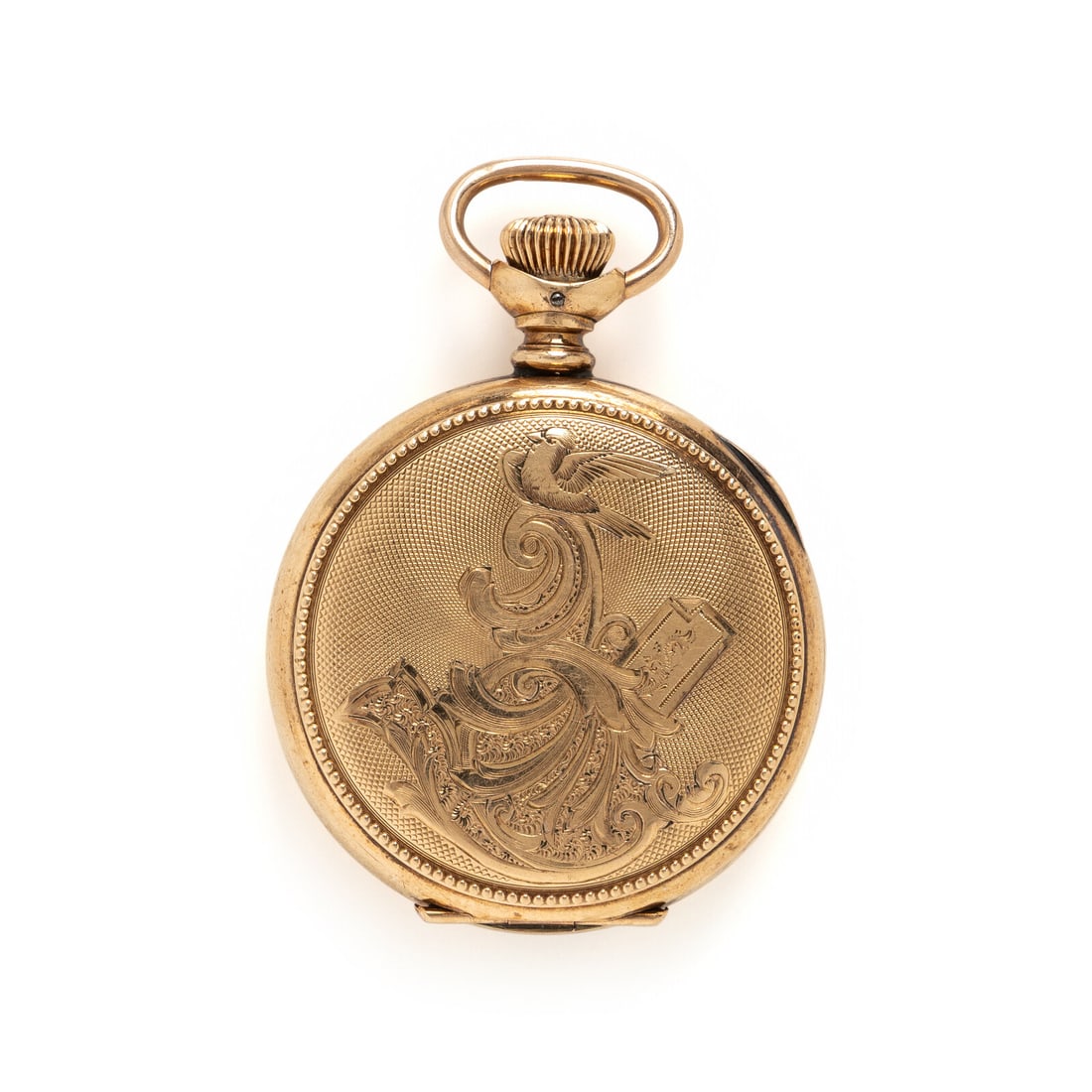 Hampden, Yellow Gold Hunter Case Pocket Watch (1 of 3)