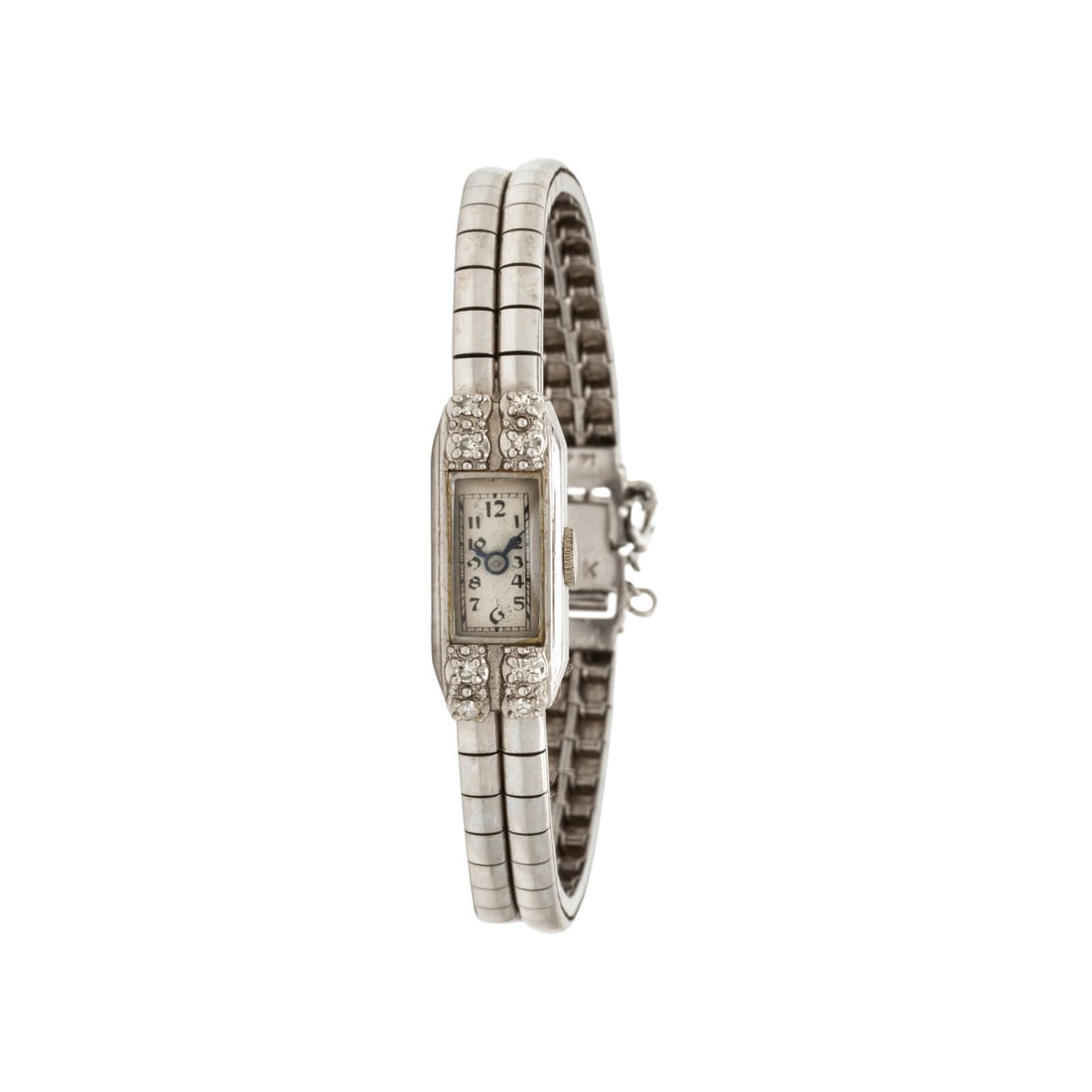 14K White Gold and Diamond Watch (1 of 3)