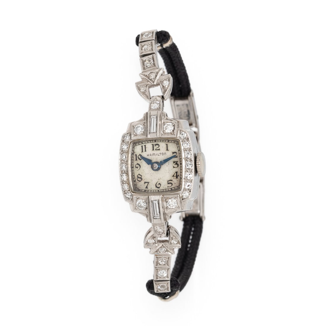 Hamilton, Diamond and Platinum Watch (1 of 2)