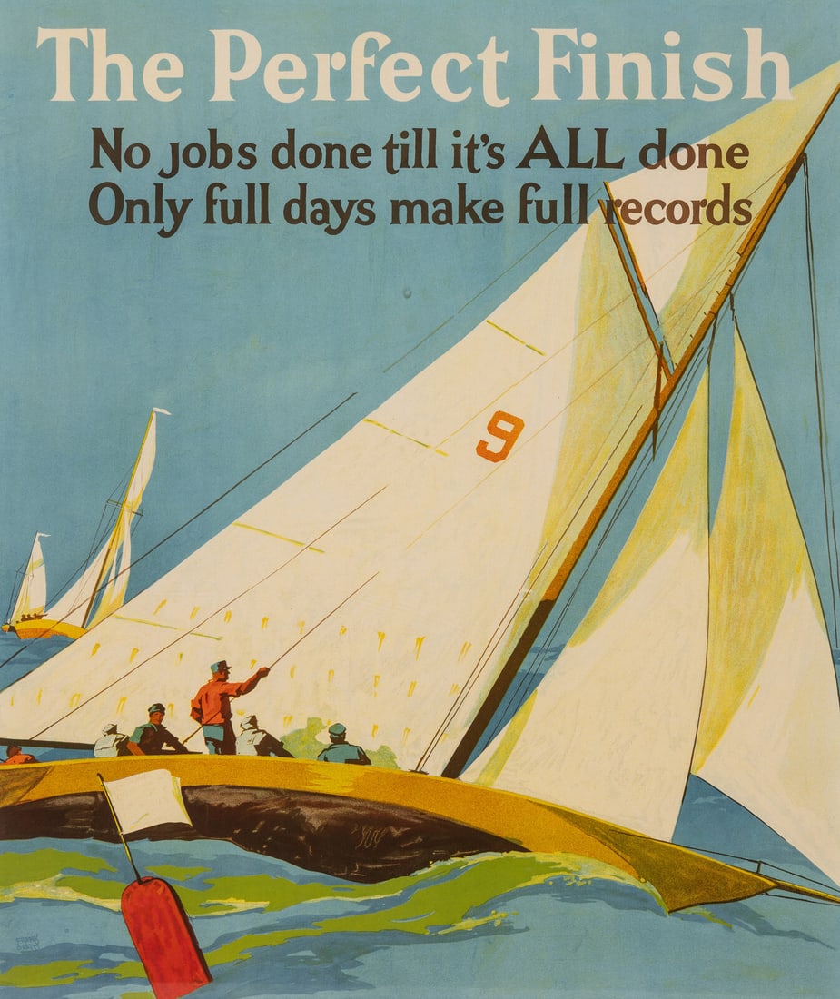 Frank Beatty (American, 1899-1984) The Perfect Finish, 1929 (1 of 3)