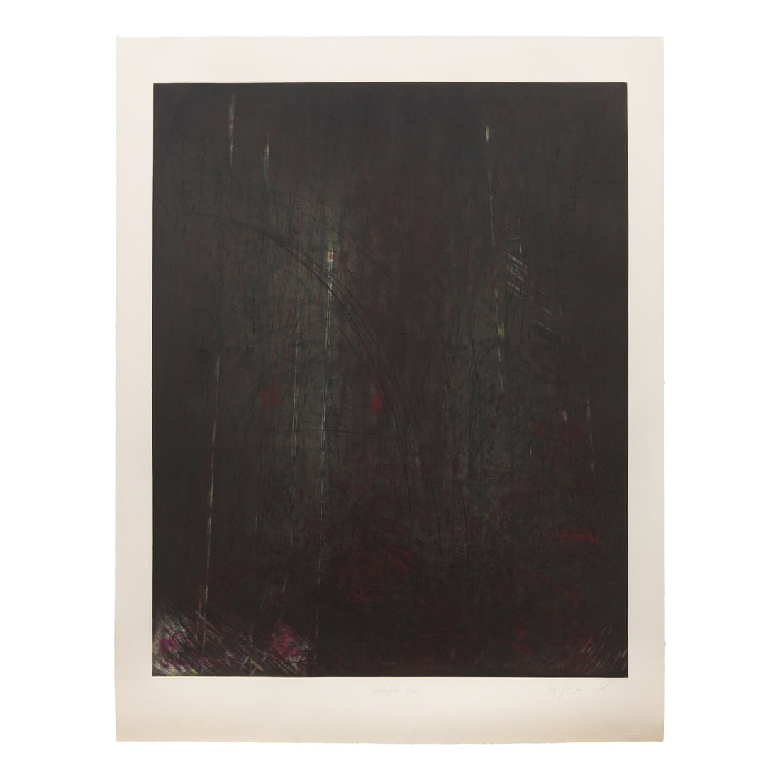 Pat Steir (American, 1940-2026) Waterfall Night, 1988 (1 of 3)