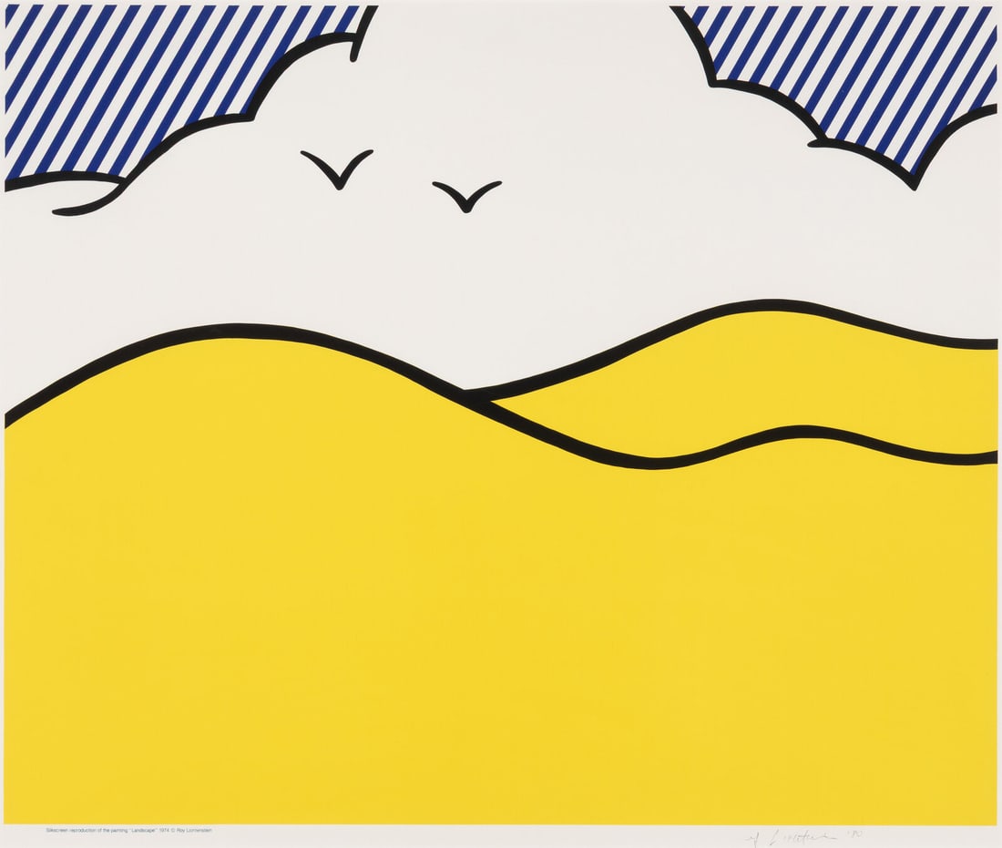 After Roy Lichtenstein (American, 1923-1997) Guild Hall East Hampton poster, 1980 (1 of 3)