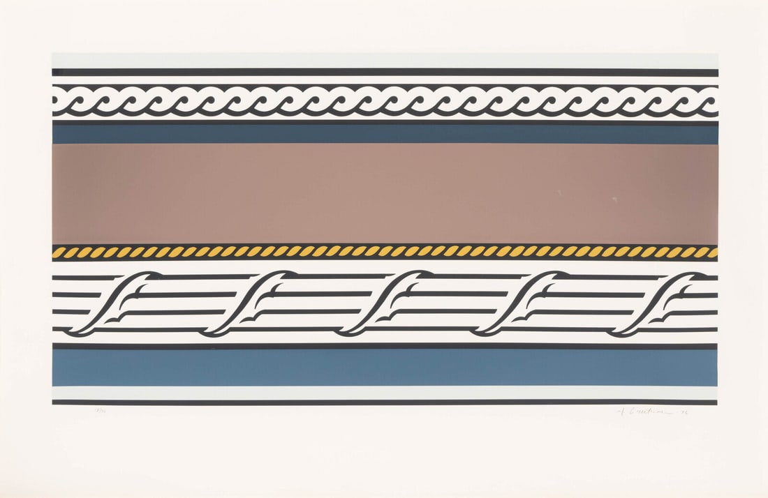 Roy Lichtenstein (American, 1923–1997) Entablature IV, 1976 (1 of 3)