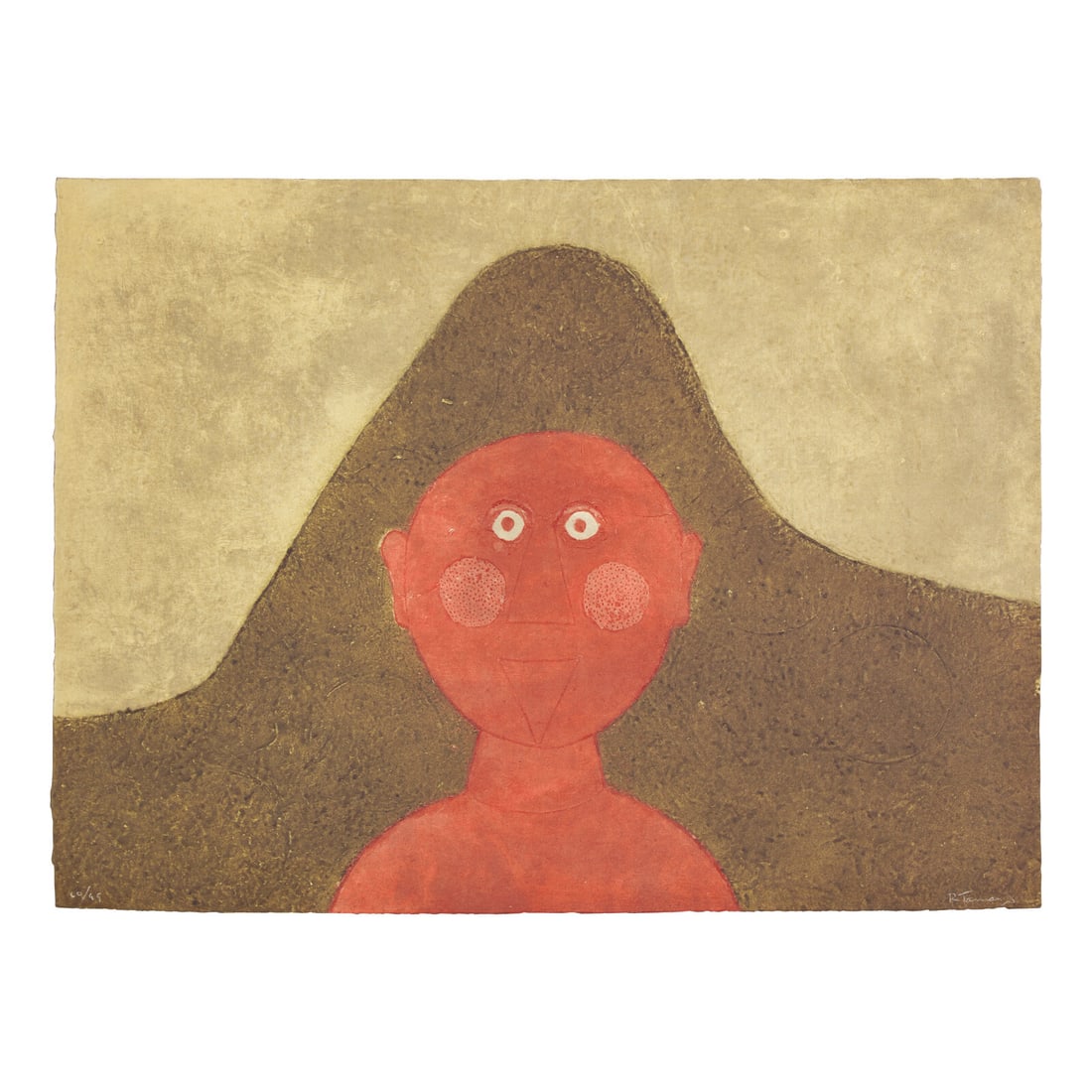 Rufino Tamayo (Mexican, 1899–1991) Cabeza en Rojo (from Rufino Tamayo 15 Aguafuertes 1979), (1 of 1)