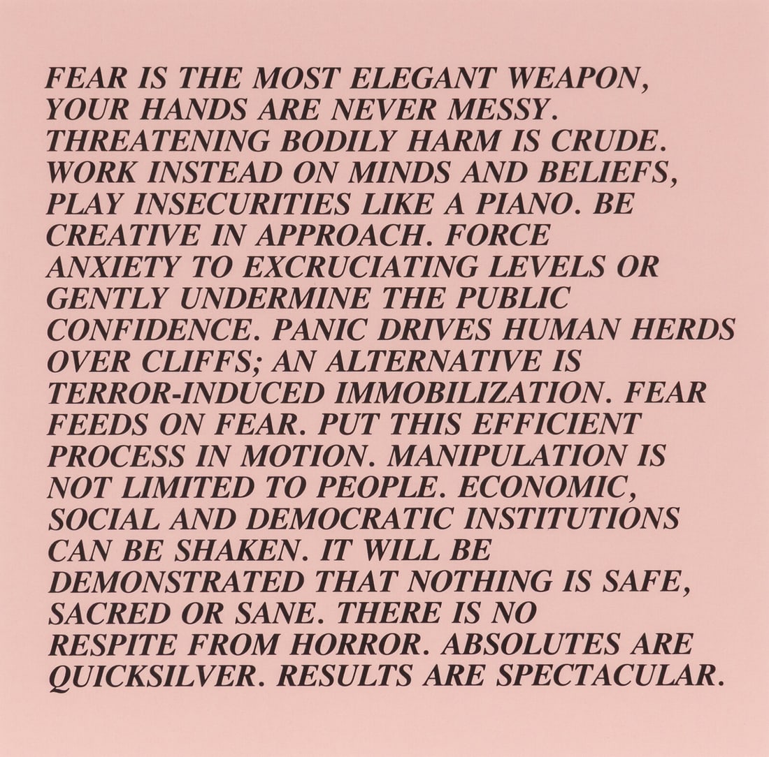 Jenny Holzer (American, b. 1950) Inflammatory Essays (set of twelve), 1979-82 - 11