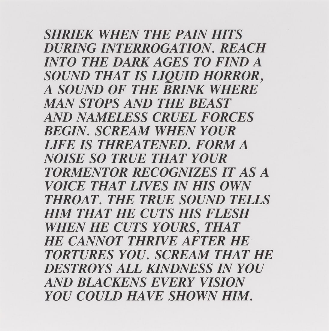 Jenny Holzer (American, b. 1950) Inflammatory Essays (set of twelve), 1979-82 - 12