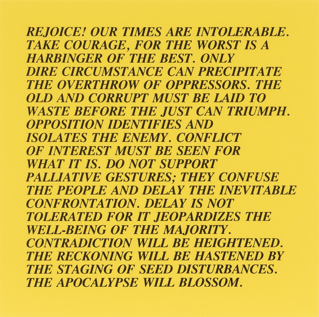 Jenny Holzer (American, b. 1950) Inflammatory Essays (set of twelve), 1979-82 - 14