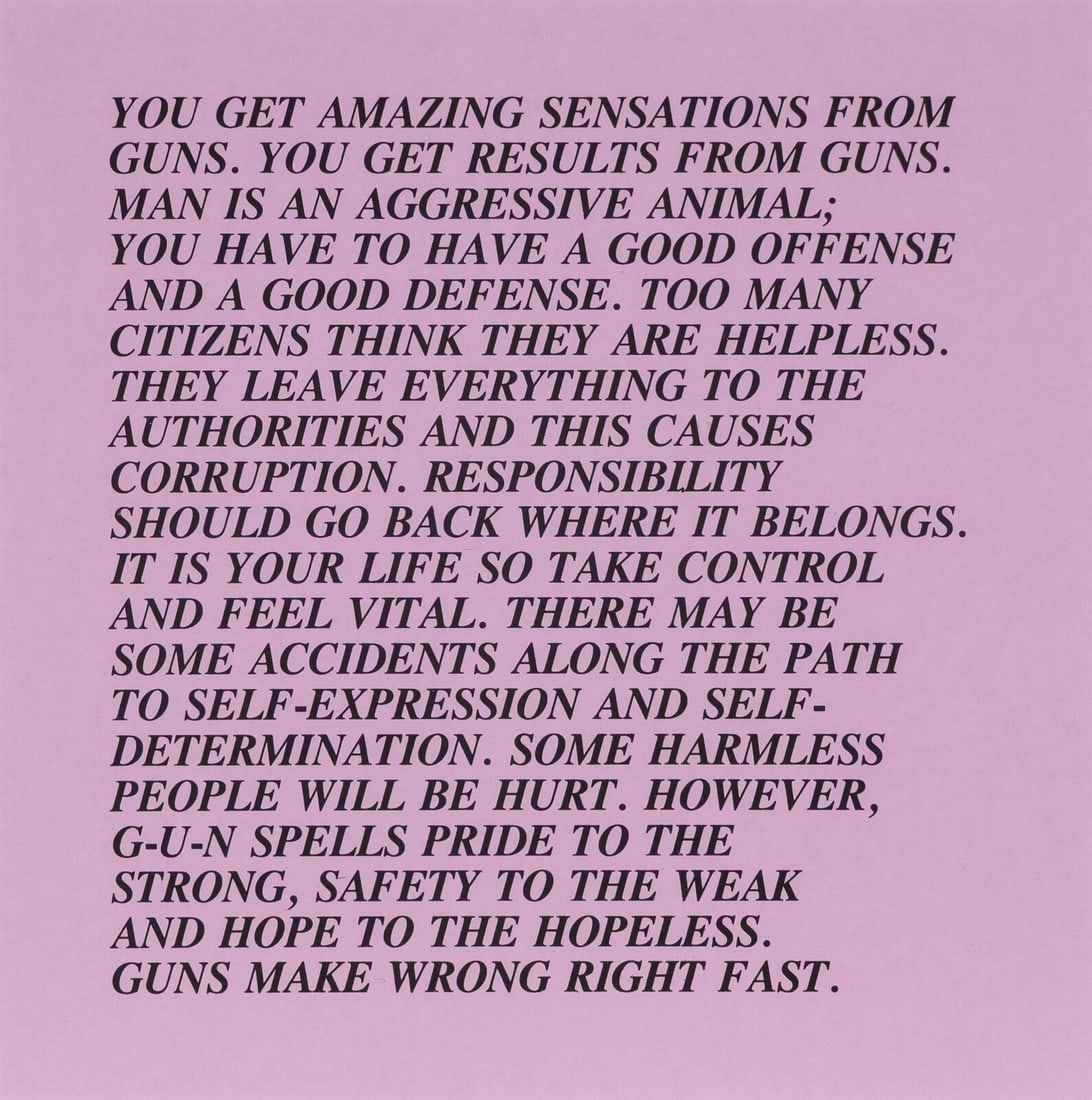 Jenny Holzer (American, b. 1950) Inflammatory Essays (set of twelve), 1979-82 - 4
