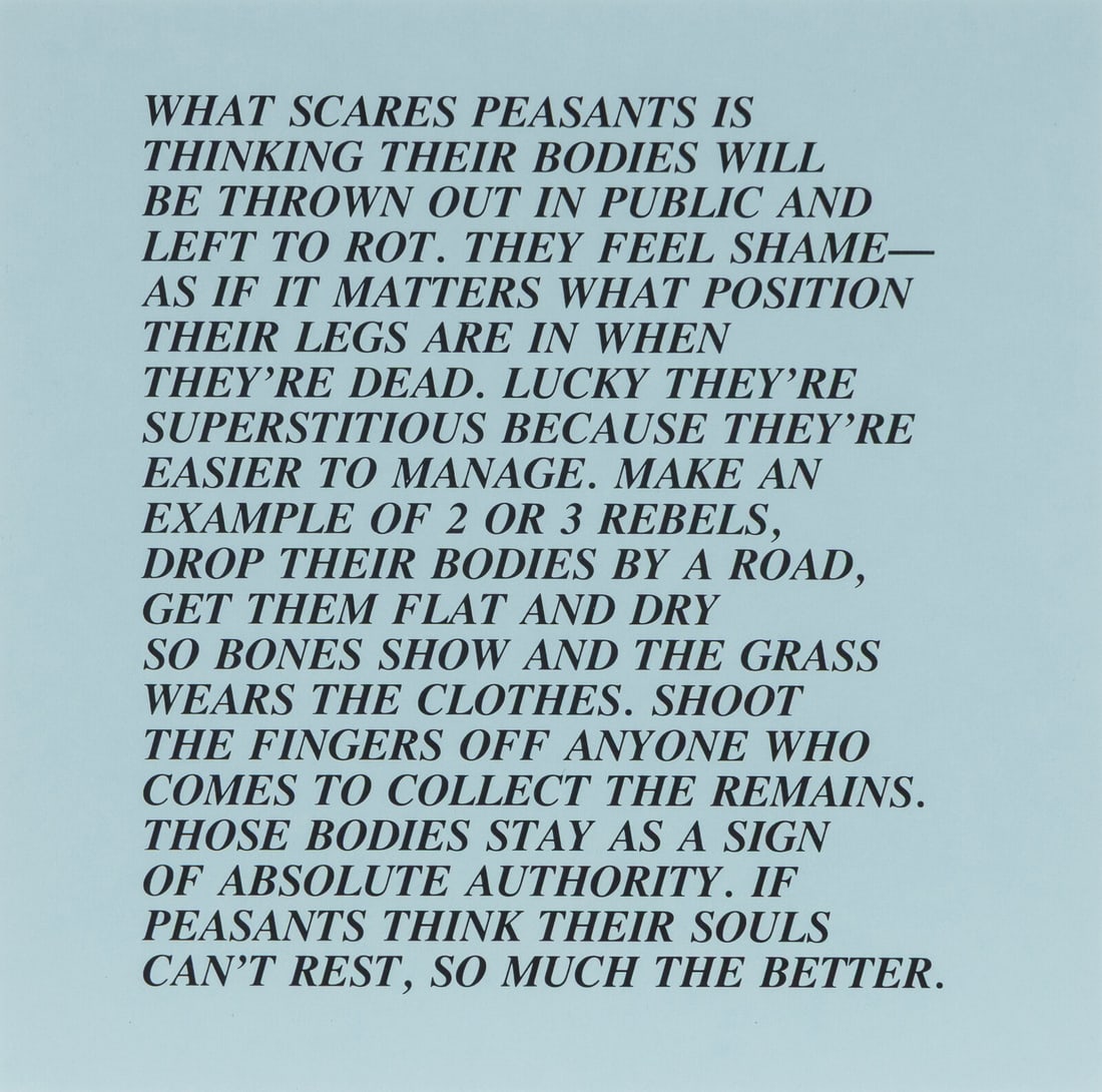 Jenny Holzer (American, b. 1950) Inflammatory Essays (set of twelve), 1979-82 - 6
