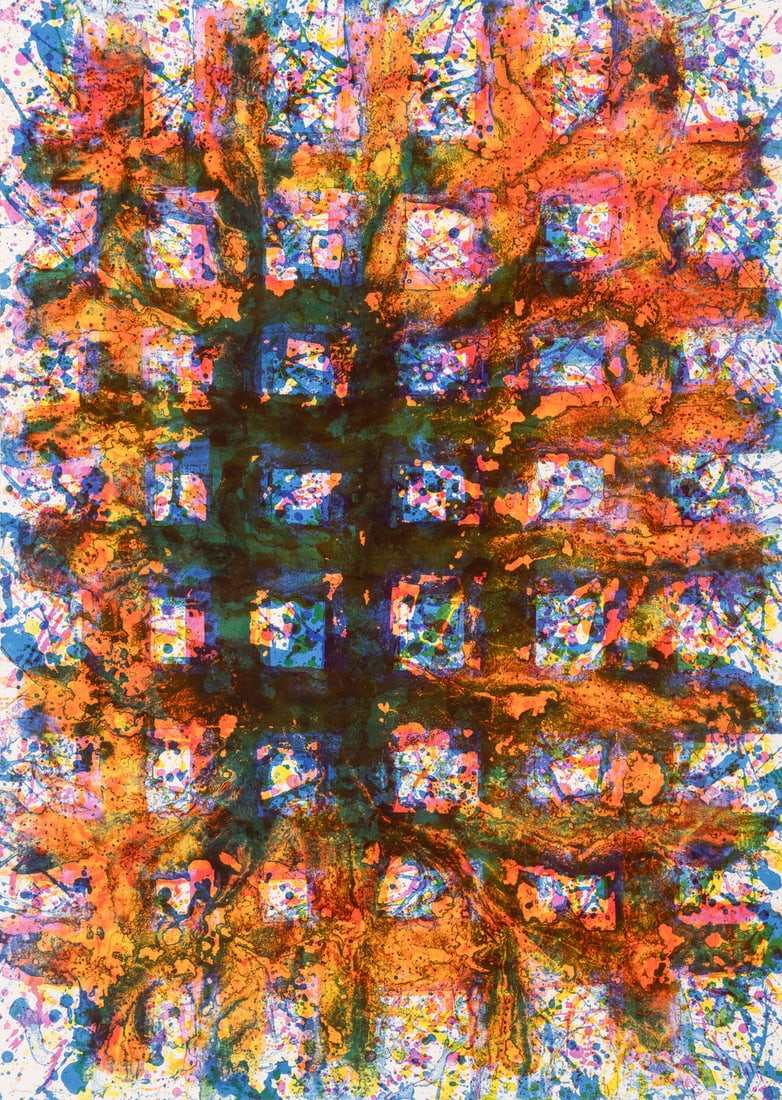 Sam Francis (American, 1923-1994) Untitled (SF-311), 1979: Sam Francis (American, 1923-1994) Untitled (SF-311), 1979 lithograph in colors signed and numbered 23/24 in pencil 41 5/8 x 29 3/8 inches. This lot is located in Chicago. Published and printed by The 