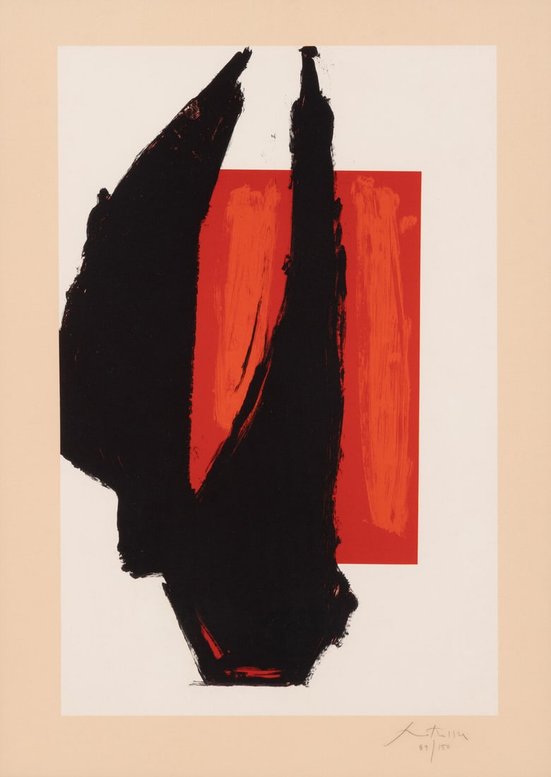 Robert Motherwell (American, 1915-1991) Art 1981 Chicago Print, 1981 (1 of 3)