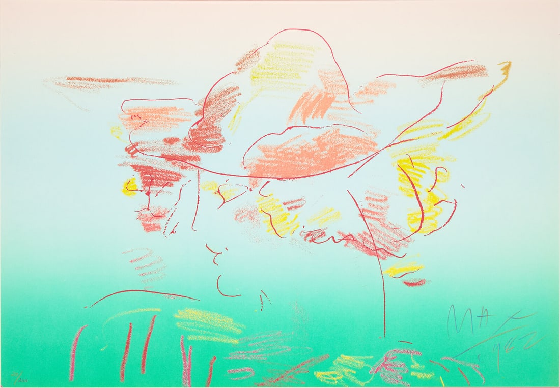 Peter Max (American, b. 1937) The Dream, 1982: Peter Max (American, b. 1937) The Dream, 1982 lithograph in colors signed, dated, and numbered 20/200; with the artist's blindstamp 21 x 30 in. This lot is located in Philadelphia.