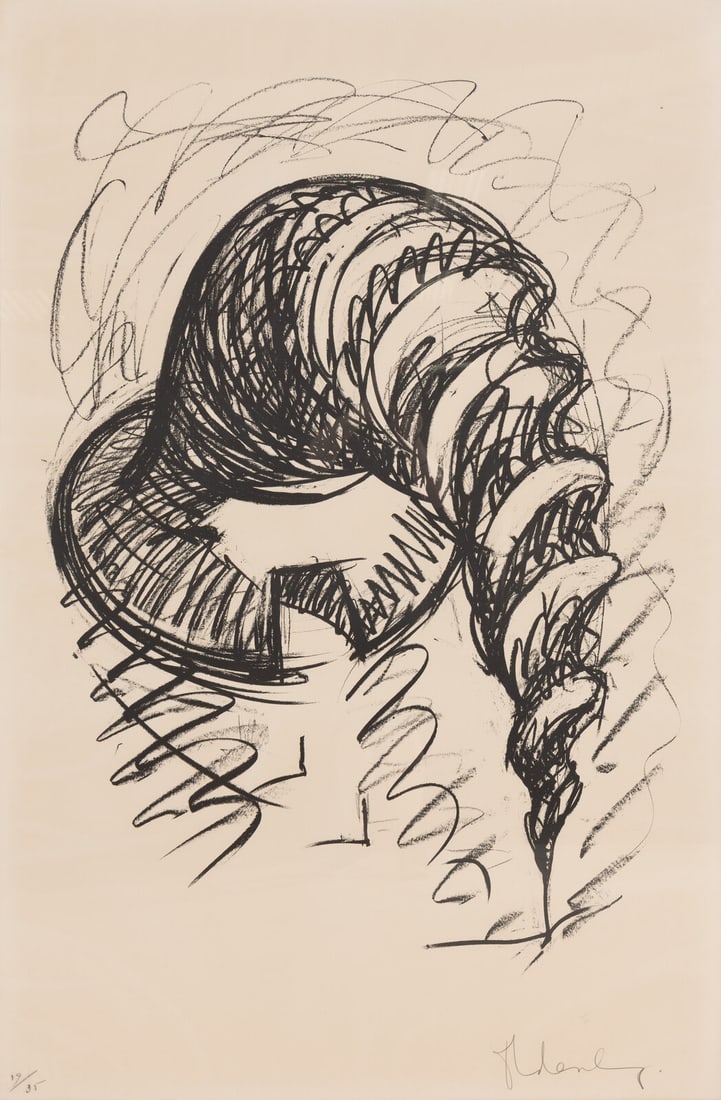 Claes Oldenburg (American, 1929-2022) Arched Soft Screw as Building, 1976 (1 of 4)