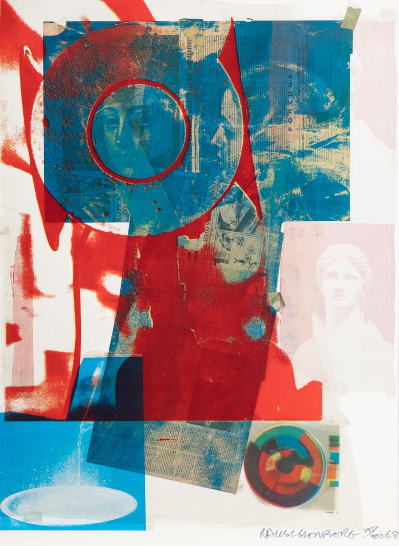 Robert Rauschenberg (American, 1925-2008) Quarry, 1968 (1 of 3)