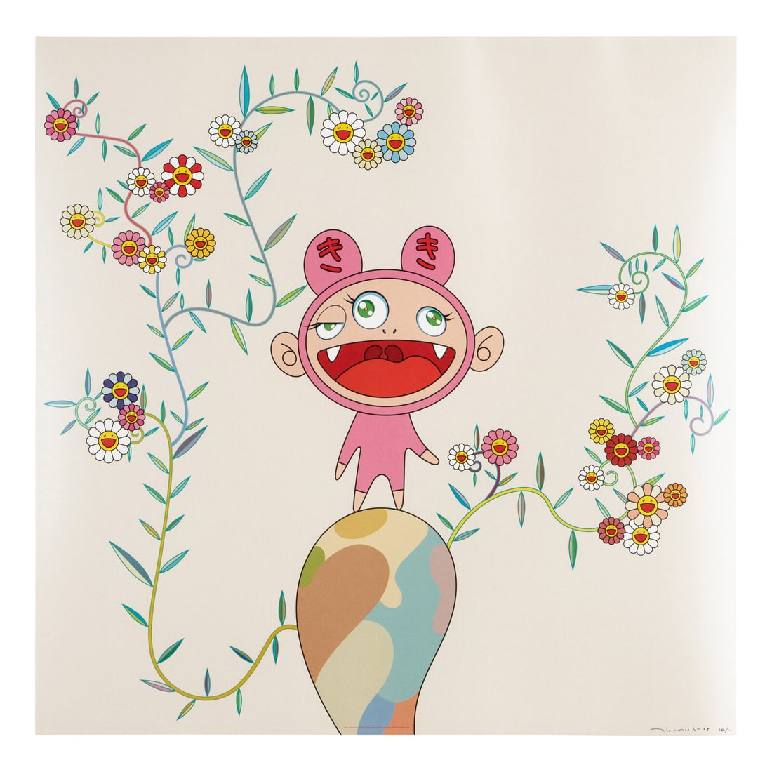 Takashi Murakami (Japanese, b. 1962) Kiki with Moss, 2003 (1 of 3)