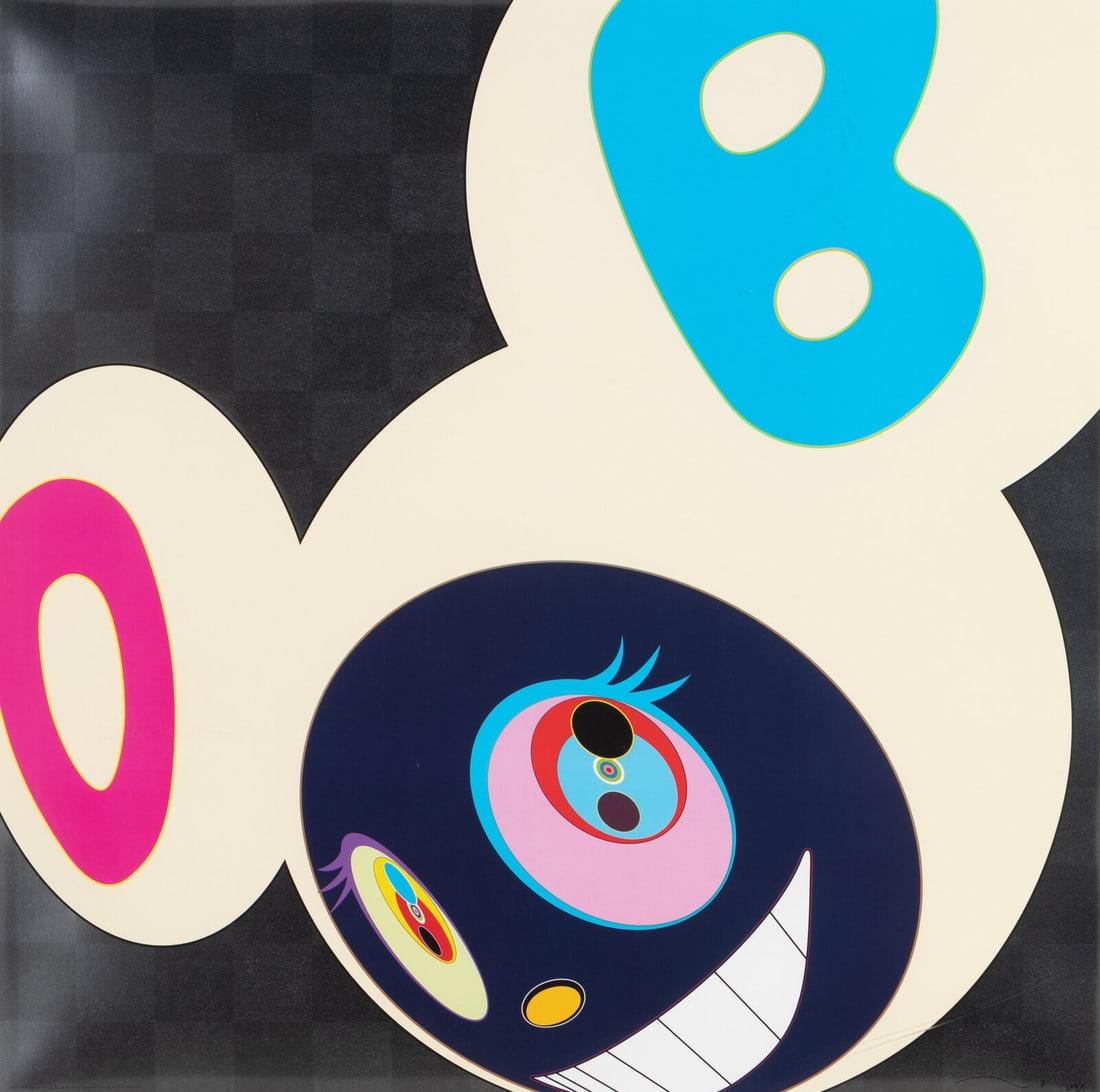 Takashi Murakami (Japanese, b. 1962) And Then Platinum (Cream), 2006 (1 of 3)