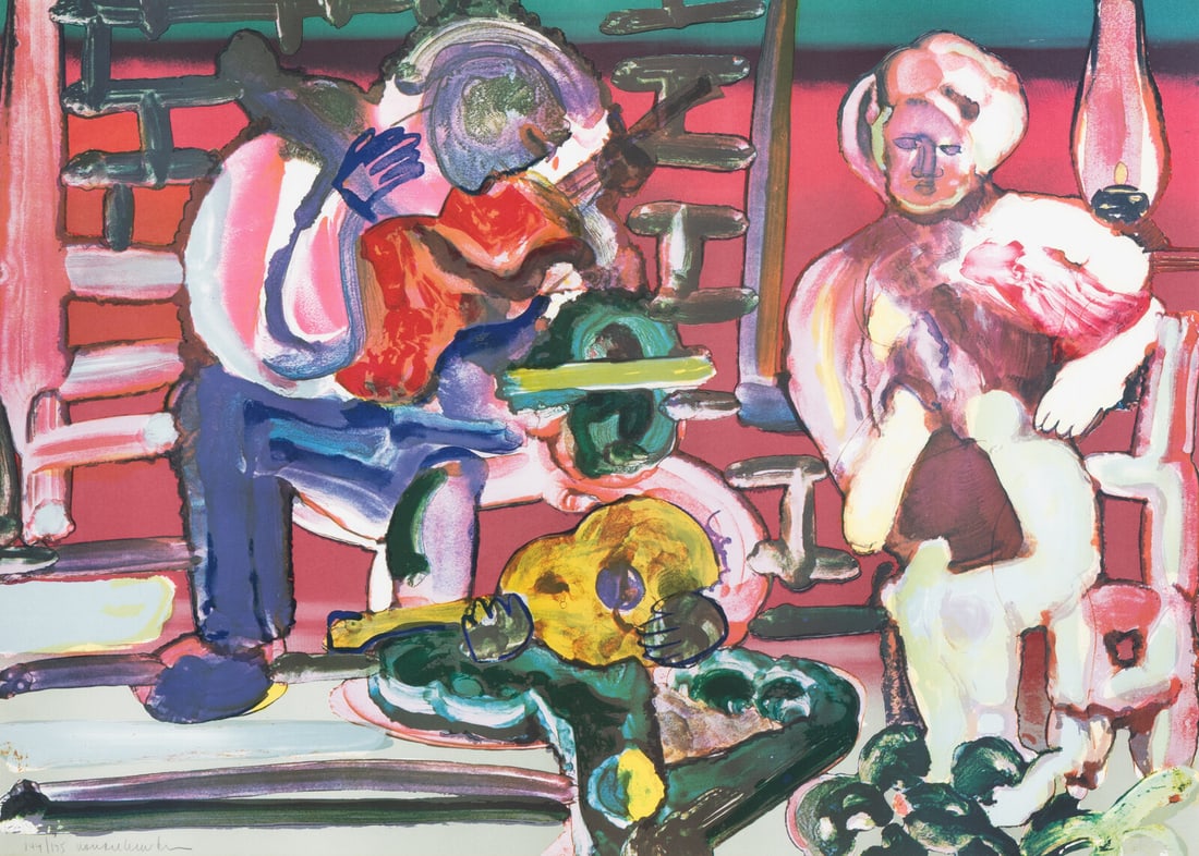 Romare Bearden (American, 1911-1988) Louisiana Serenade (from Jazz), 1979 (1 of 3)
