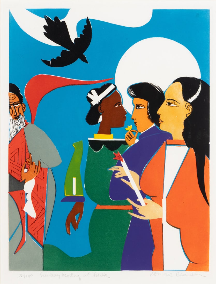 Romare Bearden (American, 19110-1988) Sunday Morning at Avila, 1980 (1 of 3)