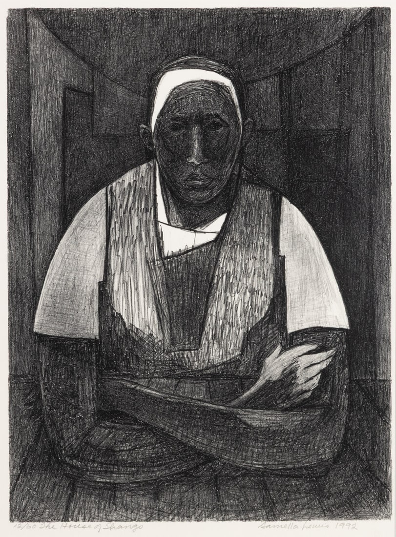 Samella Sanders Lewis (American, 1923–2022) House of Shango, 1992 (1 of 3)