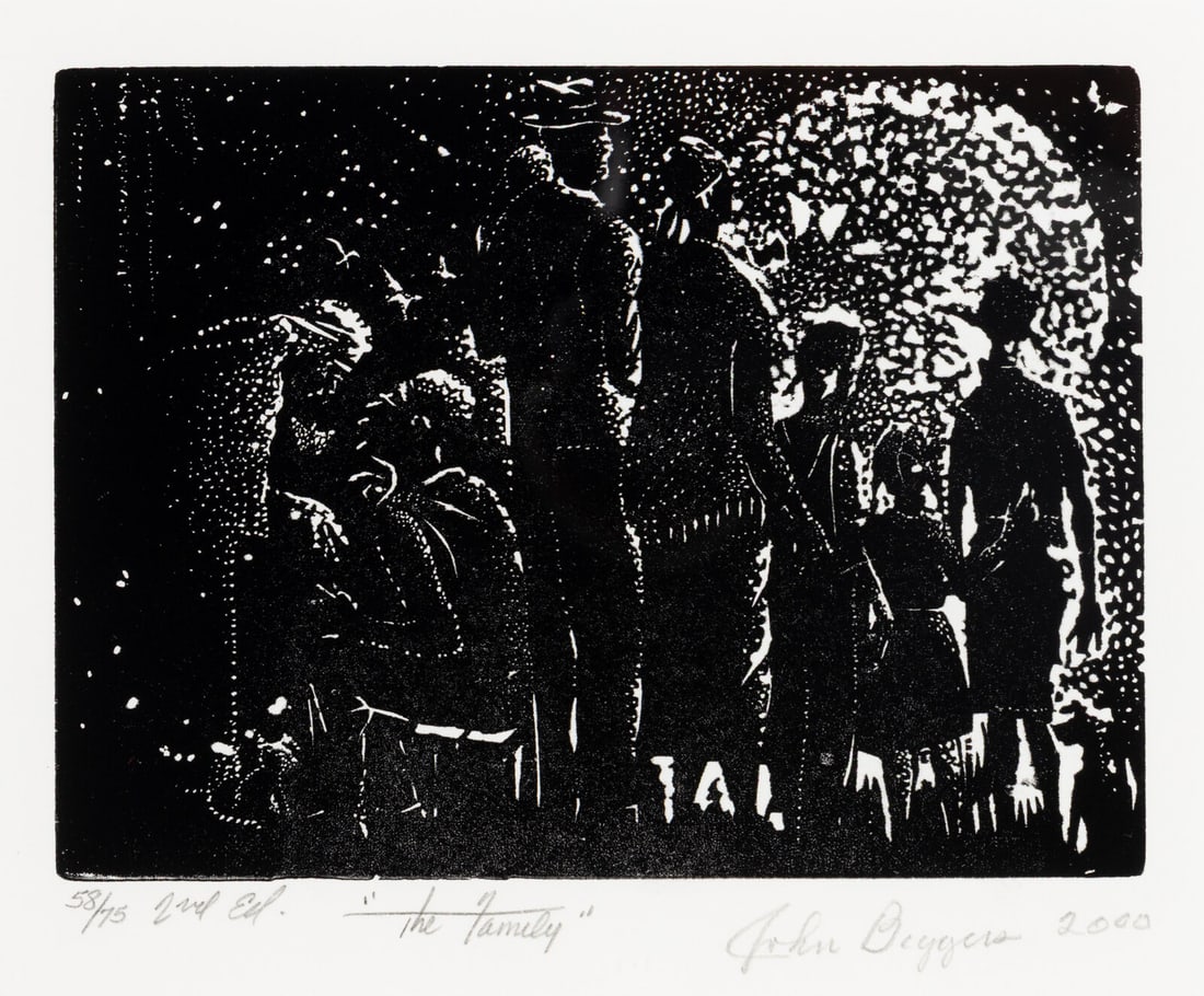 John Thomas Biggers (American, 1924-2001) The Family, 2000 (1 of 3)