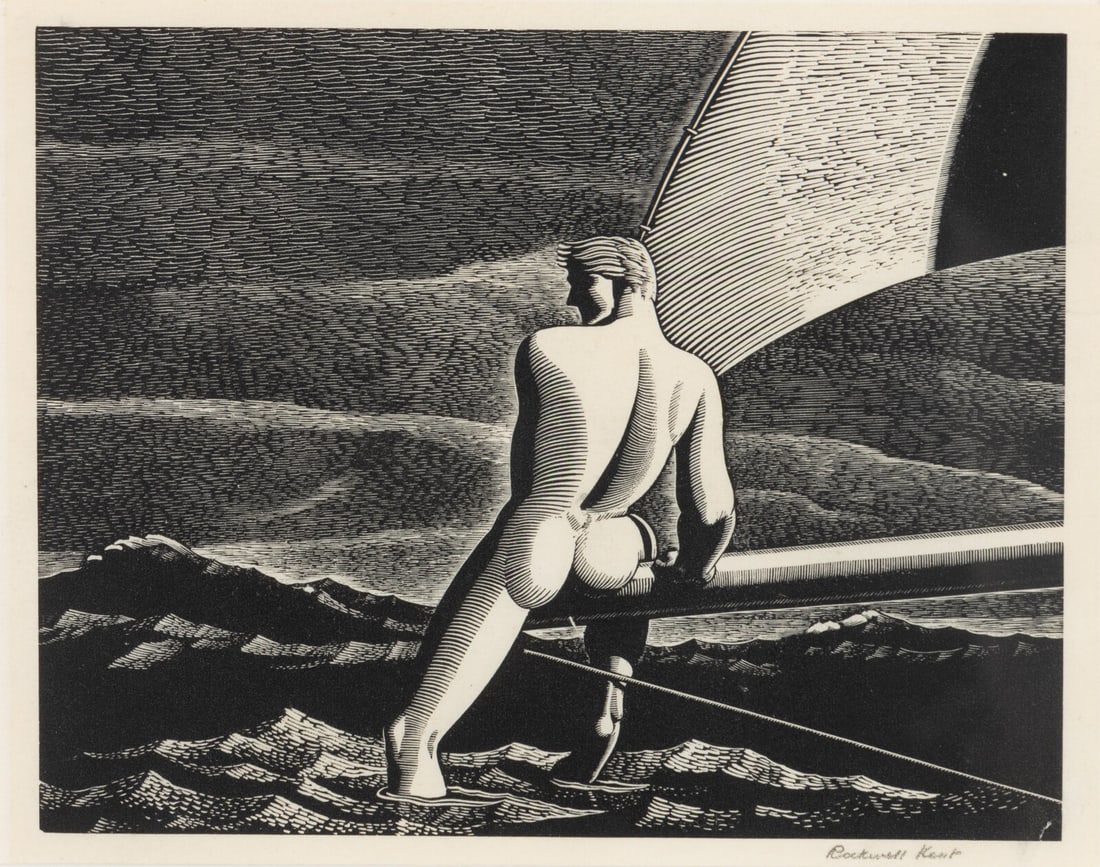 Rockwell Kent (American, 1882–1971) Fair Wind, 1931: Rockwell Kent (American, 1882–1971) Fair Wind, 1931 wood engraving signed in pencil; edition of 170 5 3/8 x 6 7/8 in. Property of a Private Collector, sold to Benefit Charitable Organizations Th