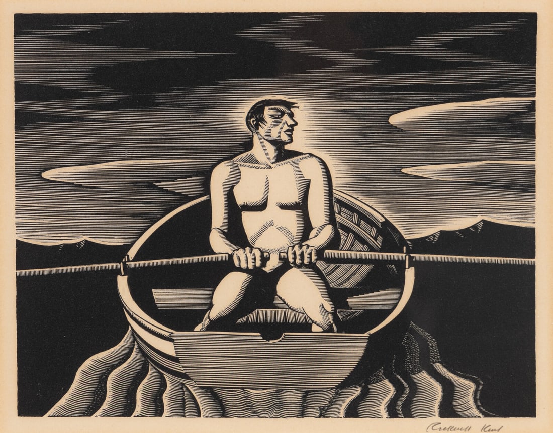 Rockwell Kent (American, 1882-1971) Oarsman, 1931 (1 of 4)