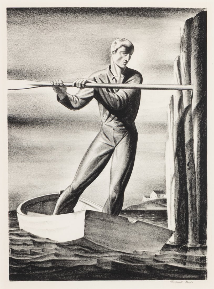 Rockwell Kent (American, 1882-1971) Boatman, 1929 (1 of 4)