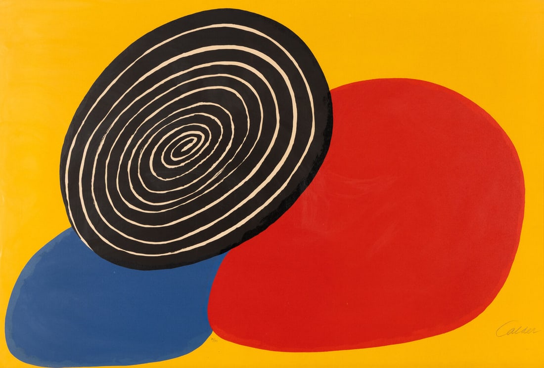 Alexander Calder (American, 1898-1976) Les Trois Oeufs, 1974 (1 of 4)