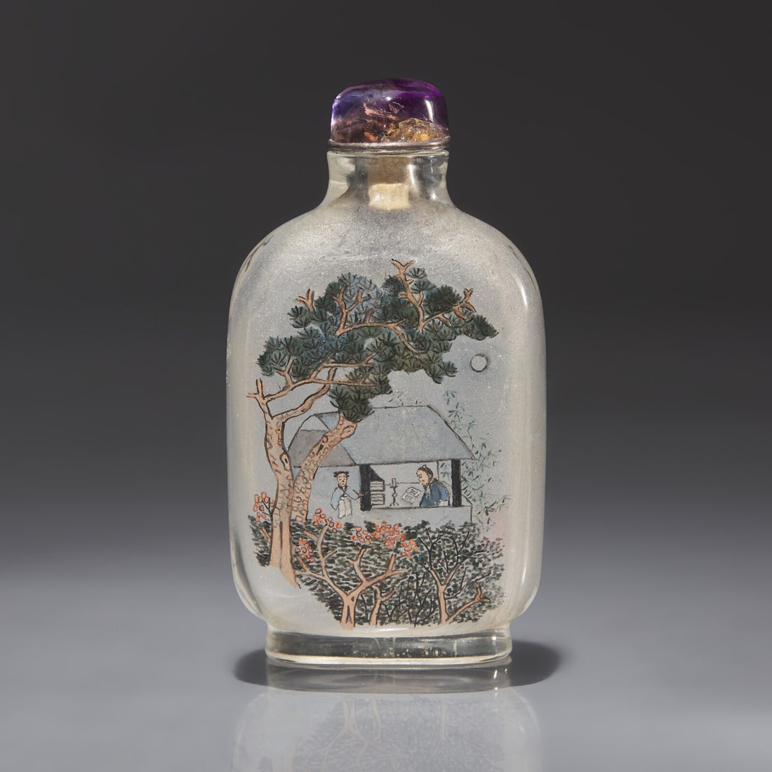 A Chinese Interior Painted Glass Snuff Bottle, Ma Shaoxuan, 1897 (1 of 2)