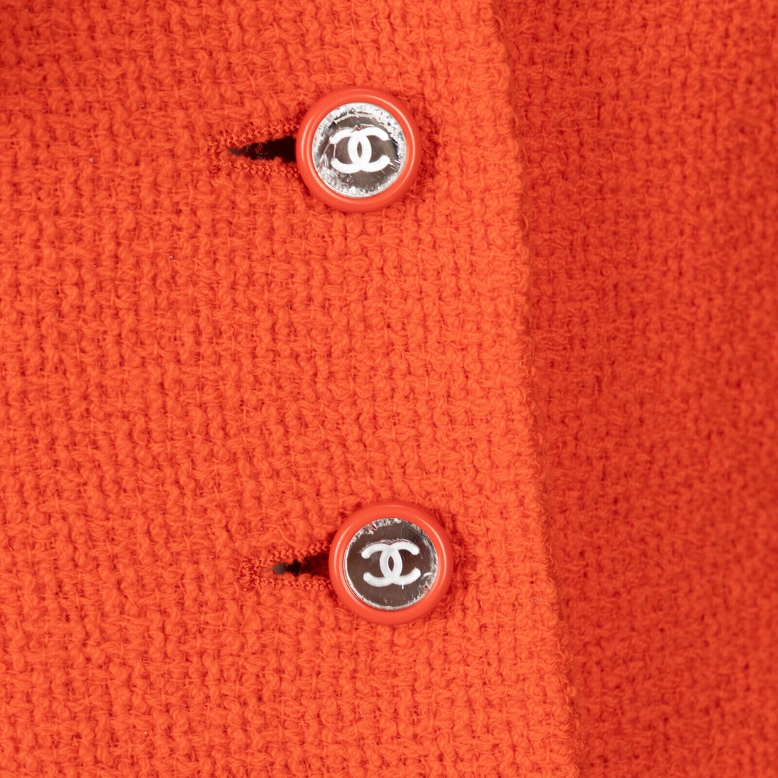 Chanel, Orange Tweed Jacket - 5