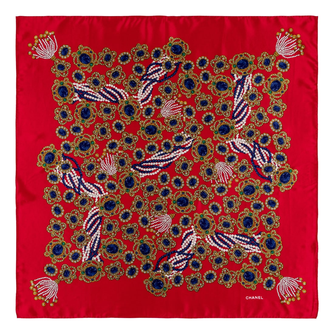 Chanel, Five Silk Scarves - 4