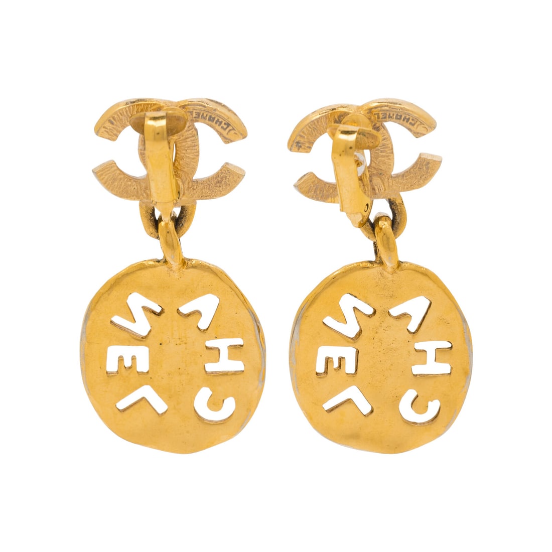 Chanel, CC Logo Ear Clips - 2