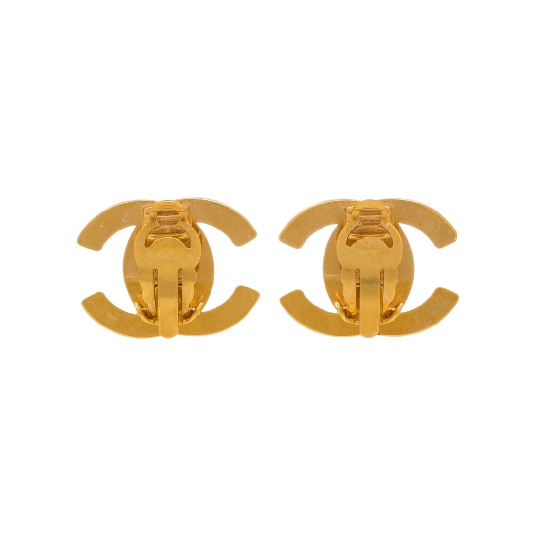 Chanel, CC Turn-Lock Ear Clips - 2