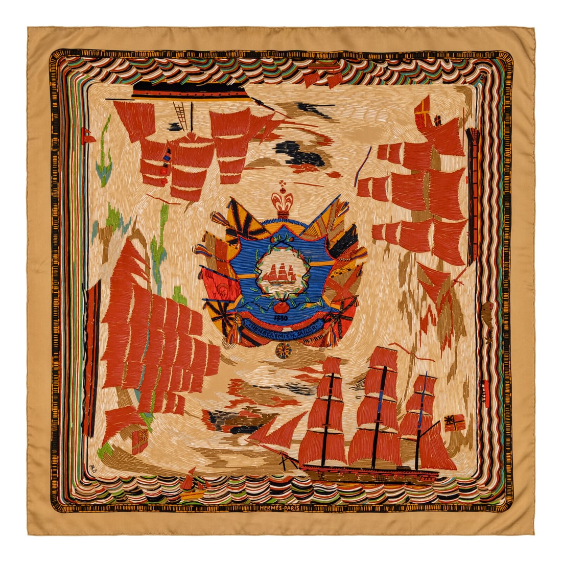 Hermès, Five Silk Scarves 90 - 2