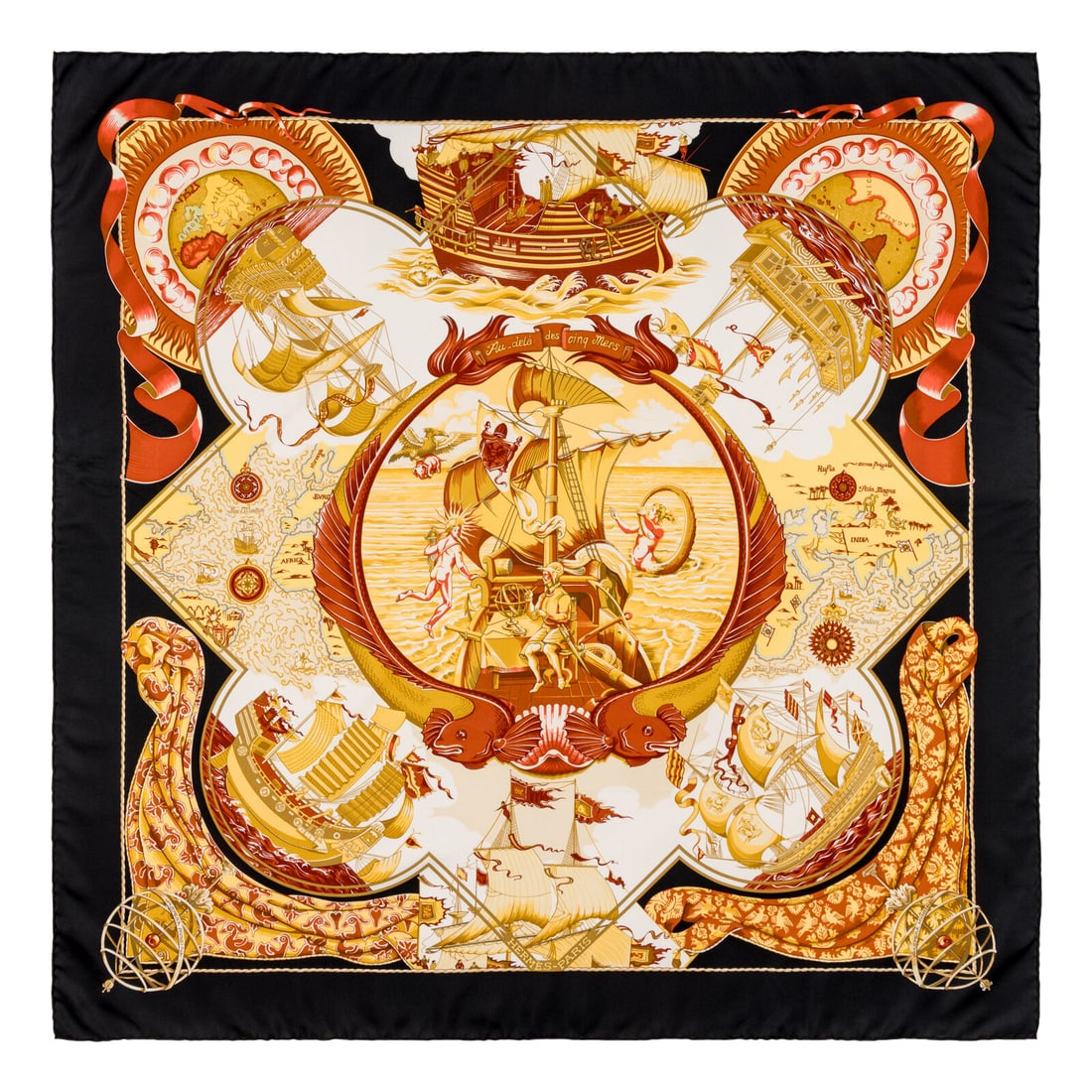 Hermès, Five Silk Scarves 90 - 3
