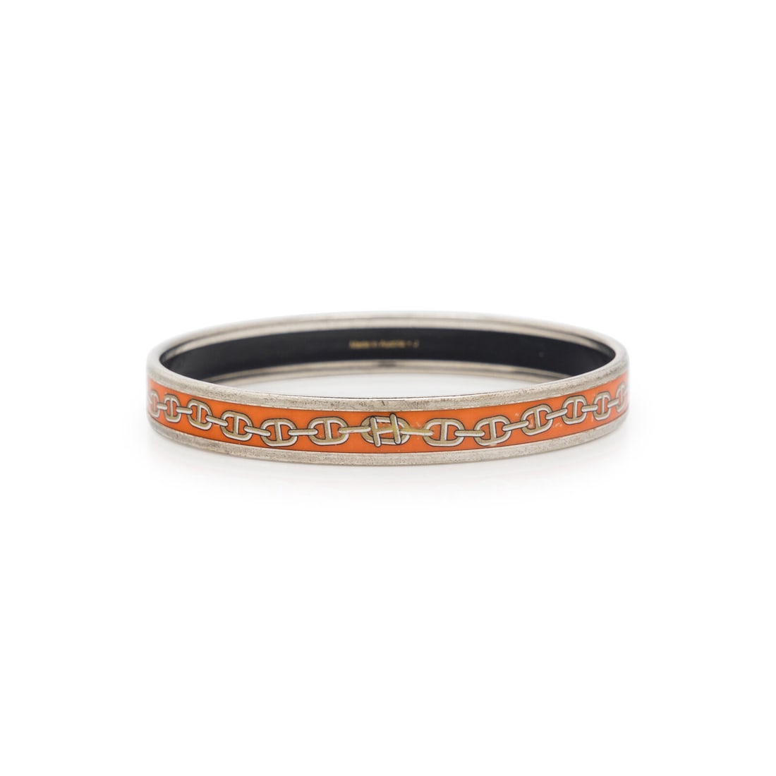 Hermès, Enameled Bangle Bracelet - 2