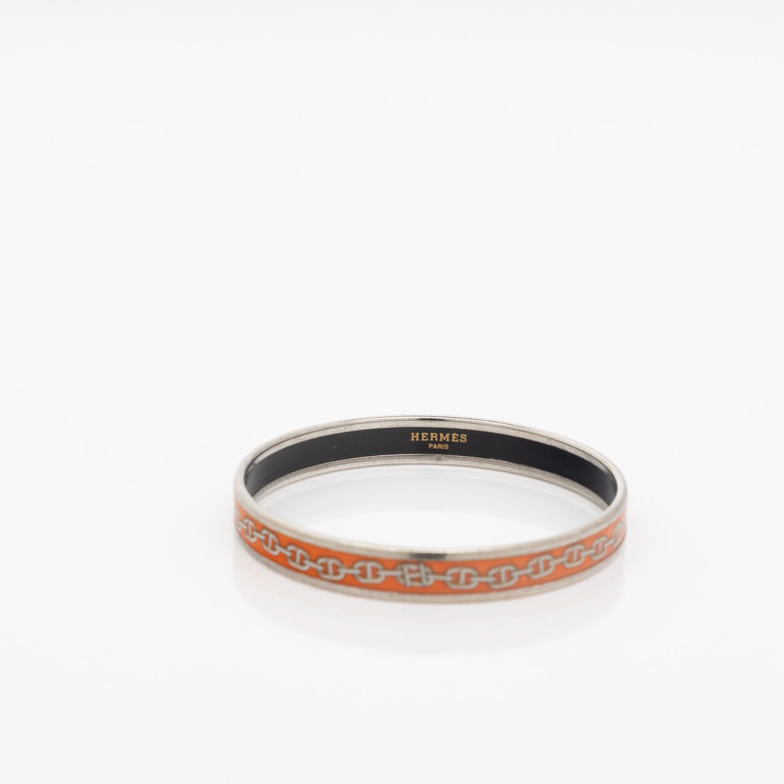 Hermès, Enameled Bangle Bracelet - 3
