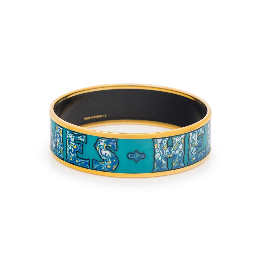 Hermès, Enameled Bangle Bracelet - 2