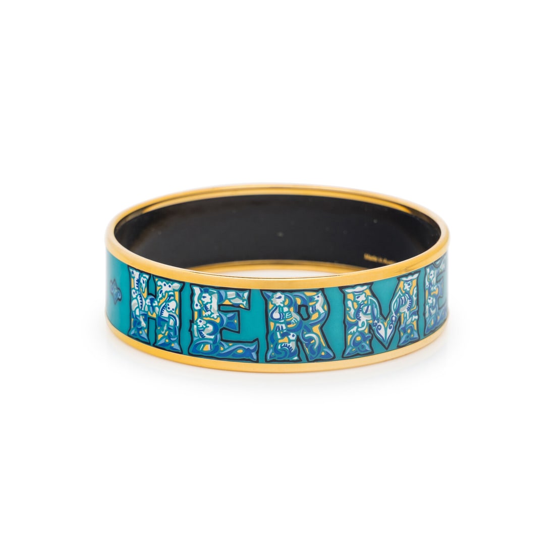 Hermès, Enameled Bangle Bracelet - 3