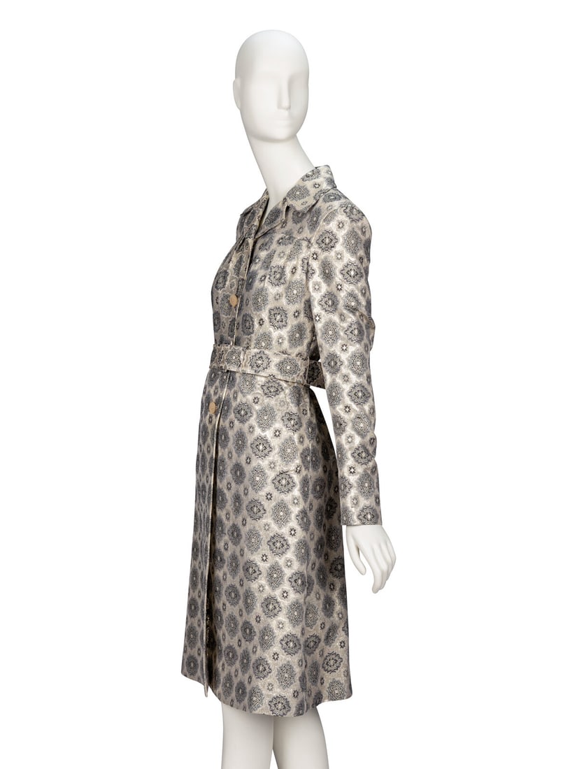 Prada, Brocade Coatdress - 2
