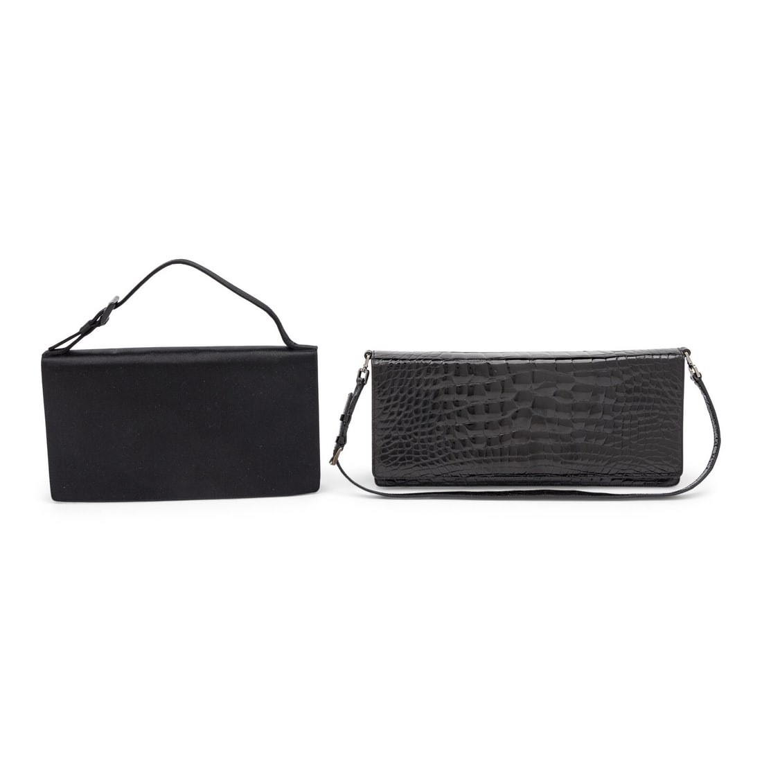 Prada, Two Black Handbags - 2