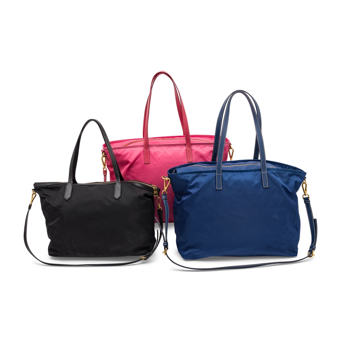 Prada, Three Nylon Totes - 2