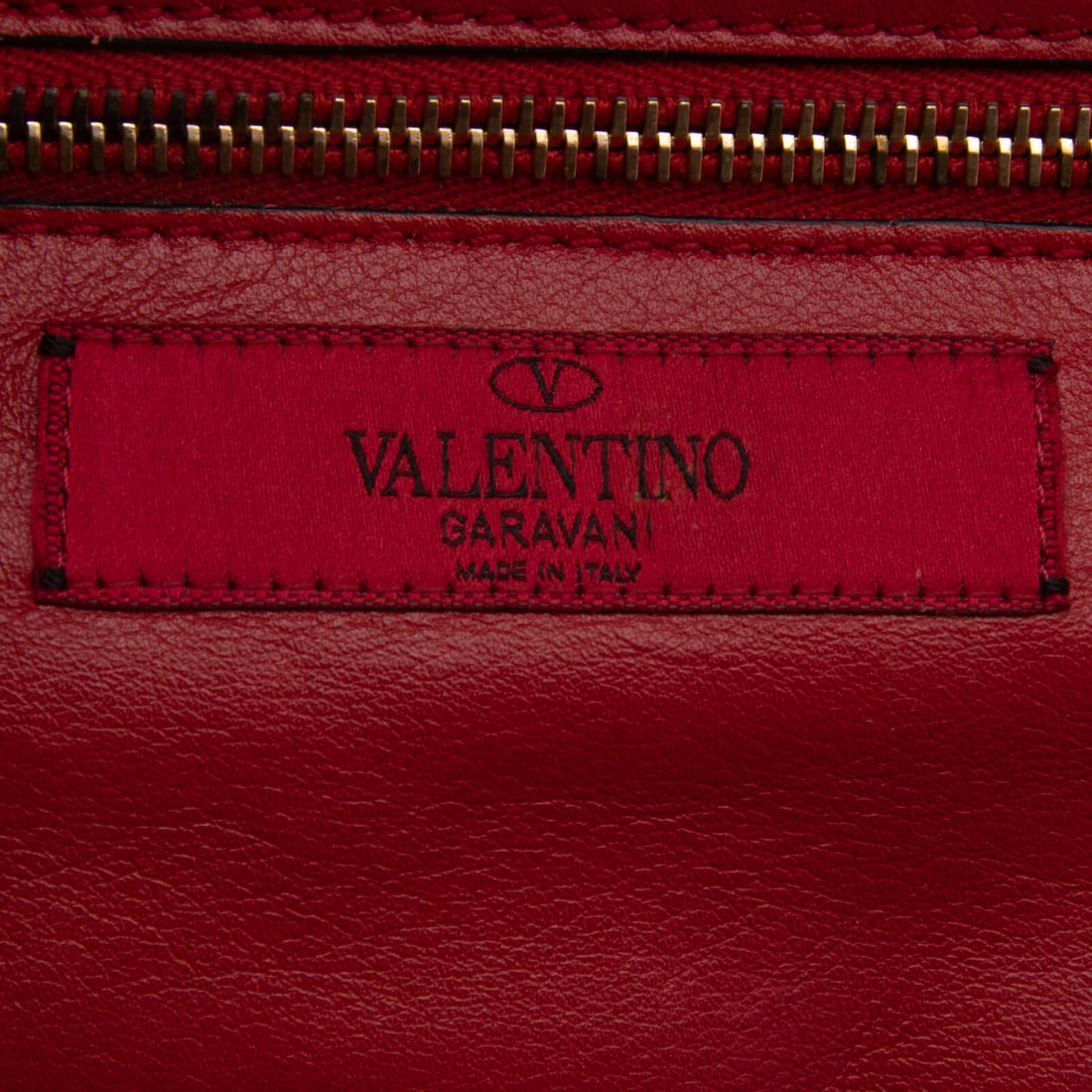 Valentino, Small Red Rockstud Tote - 6