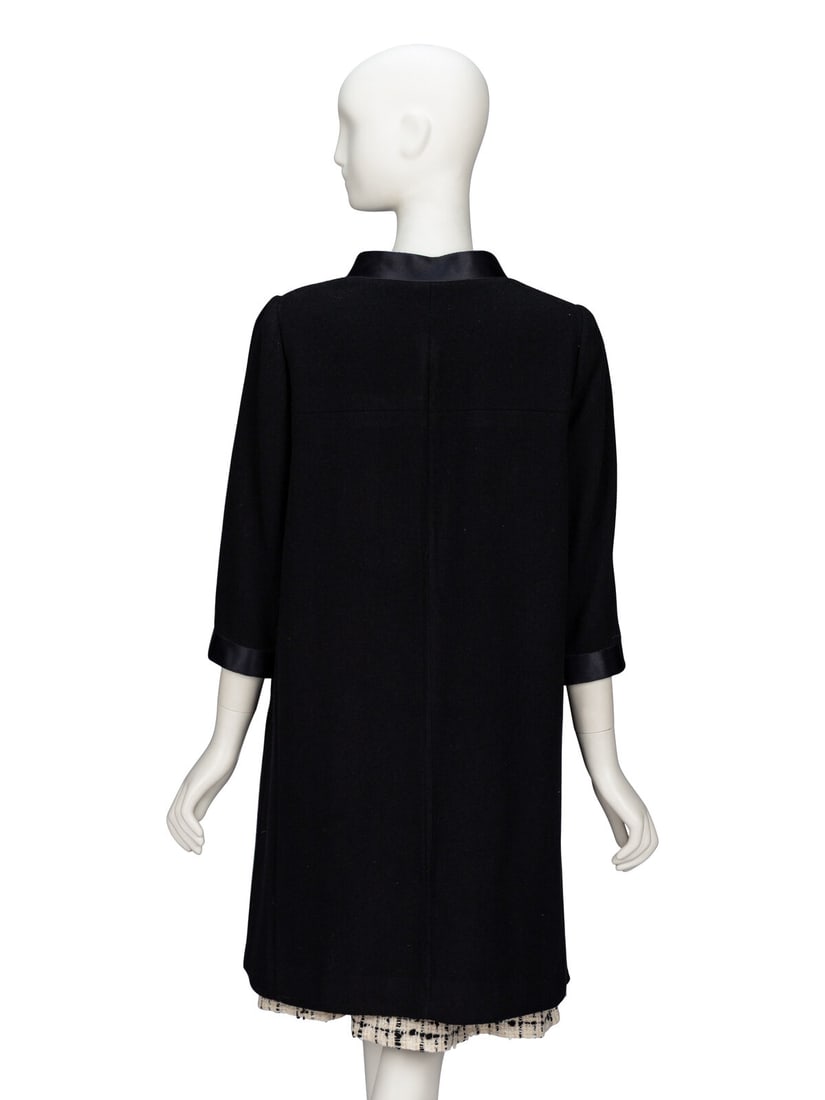 Chanel, Black Evening Coat - 2
