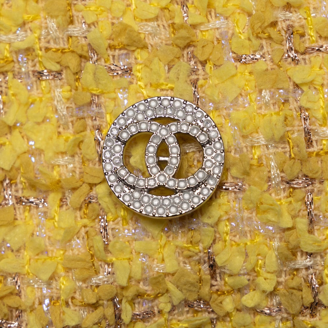 Chanel, Lemon Yellow Tweed Jacket - 7